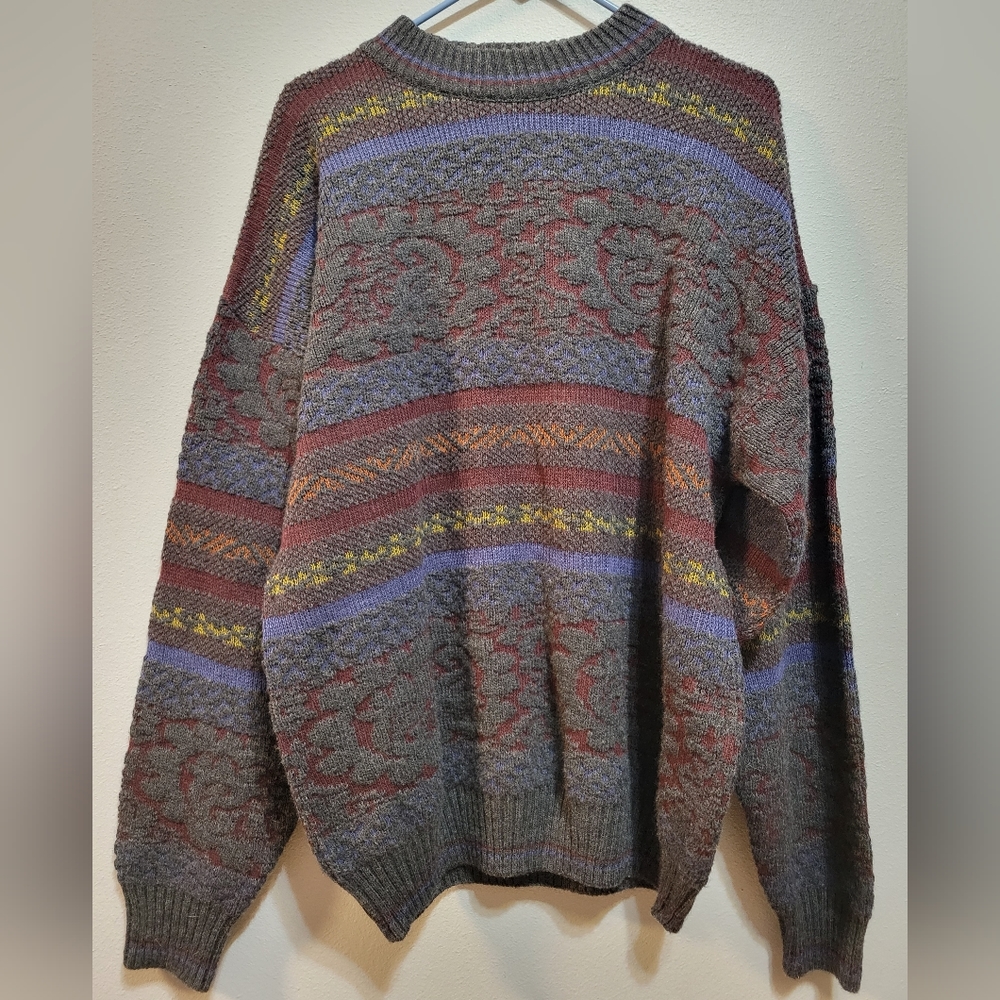 Giorgio di Firenze men's size XL made in Italy wool blend sweater vintage
